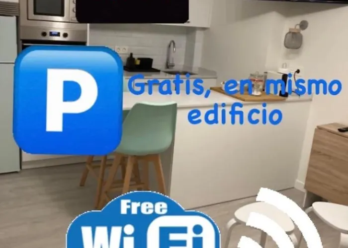 Gascona 26 - Pleno Centro, Muy Tranquilo, Parking Gratis En Mismo Edificio, Ascensor, Wifi شقة